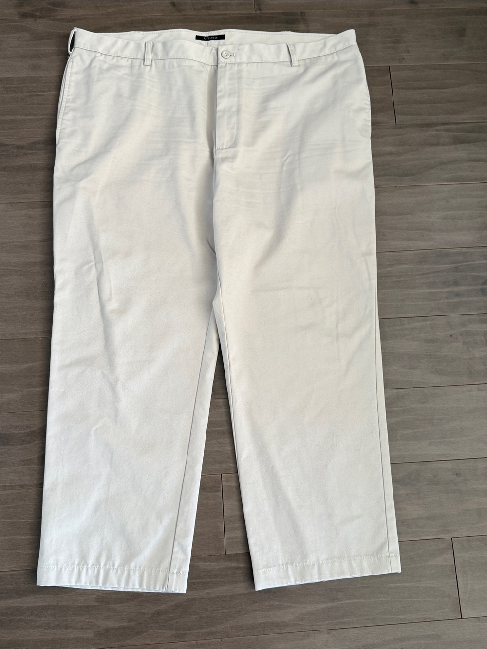 Van Heusen Chino Straight-Leg Pants 44w x 29l cream